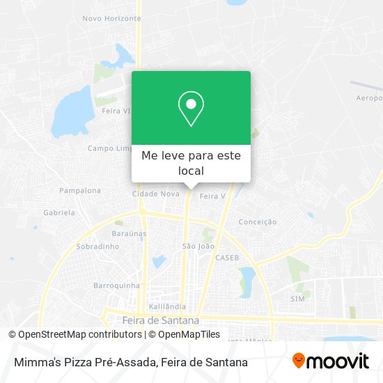 Mimma's Pizza Pré-Assada mapa