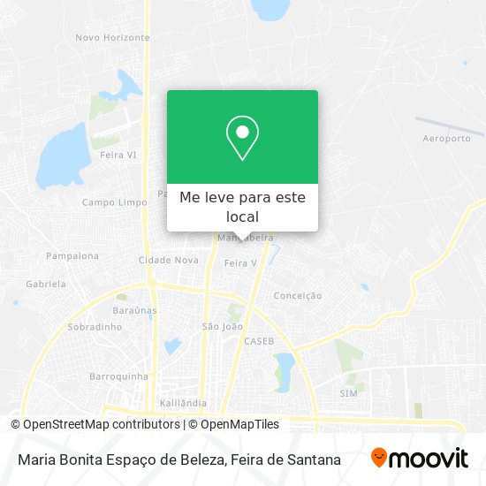 Maria Bonita Espaço de Beleza mapa