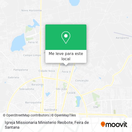 Igreja Missionaria Ministerio Reobote mapa