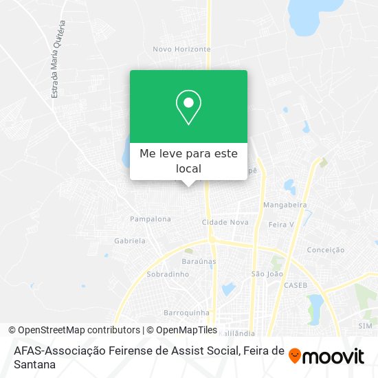 AFAS-Associação Feirense de Assist Social mapa
