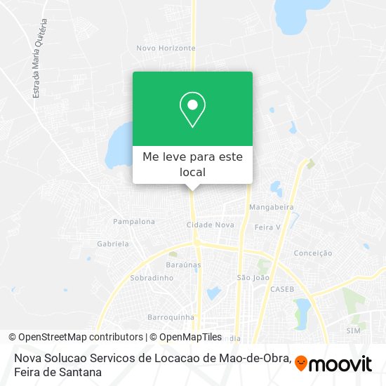 Nova Solucao Servicos de Locacao de Mao-de-Obra mapa