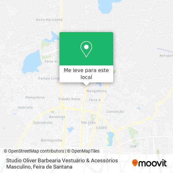 Studio Oliver Barbearia Vestuário & Acessórios Masculino mapa