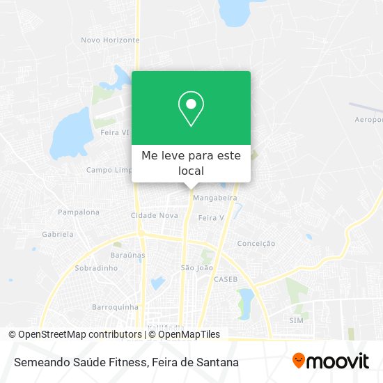 Semeando Saúde Fitness mapa