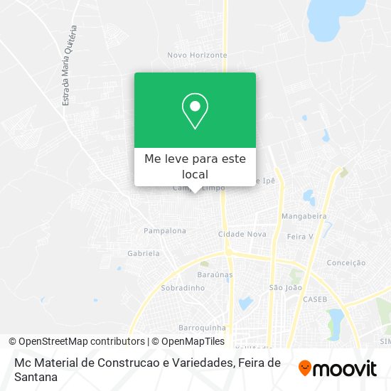 Mc Material de Construcao e Variedades mapa