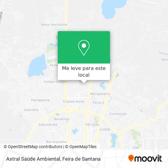 Astral Saúde Ambiental mapa