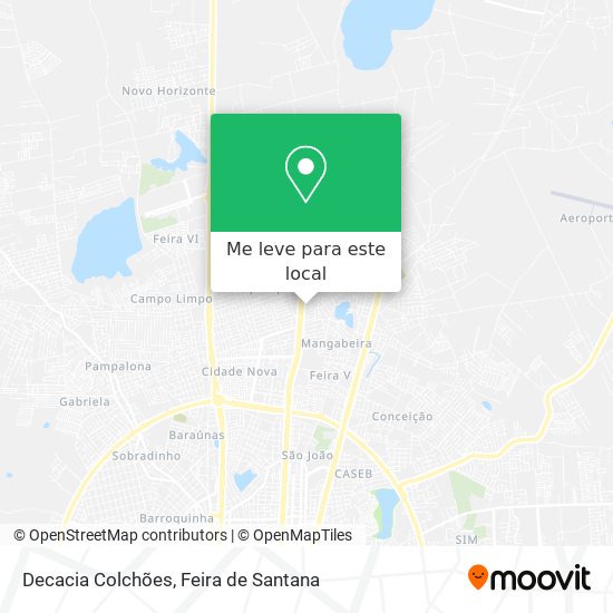 Decacia Colchões mapa