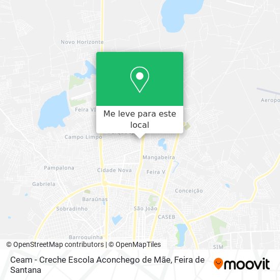 Ceam - Creche Escola Aconchego de Mãe mapa