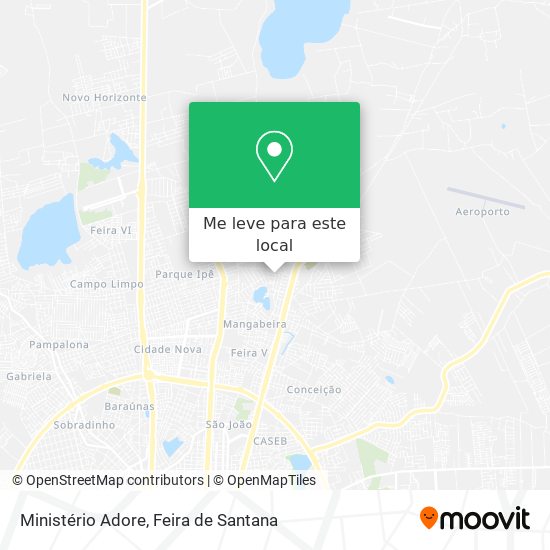 Ministério Adore mapa