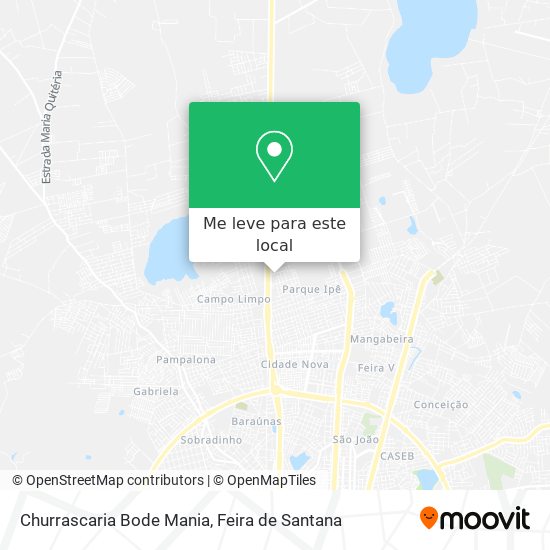 Churrascaria Bode Mania mapa