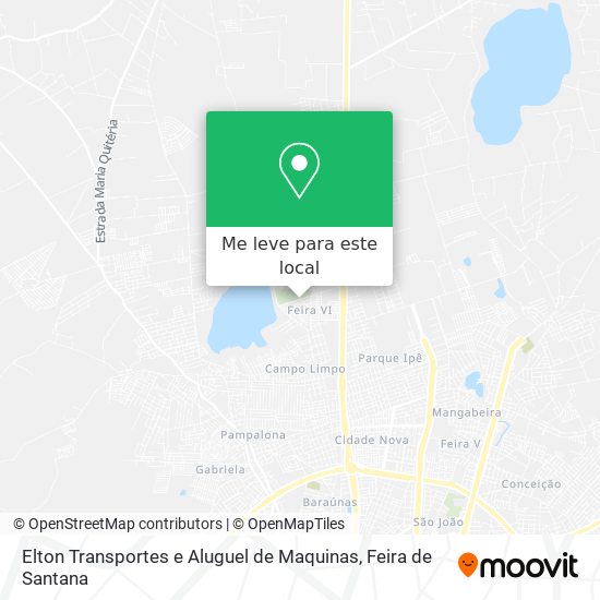 Elton Transportes e Aluguel de Maquinas mapa