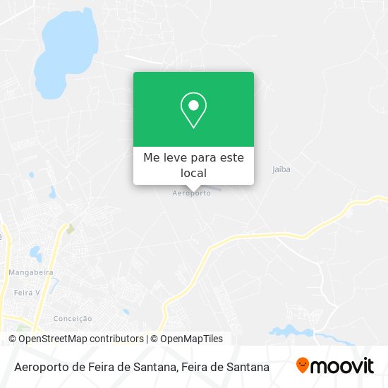 Aeroporto de Feira de Santana mapa