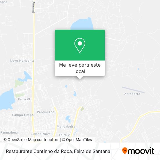 Restaurante Cantinho da Roca mapa