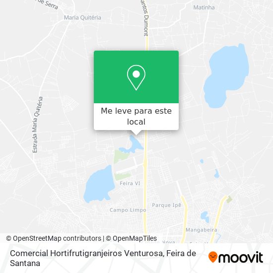 Comercial Hortifrutigranjeiros Venturosa mapa