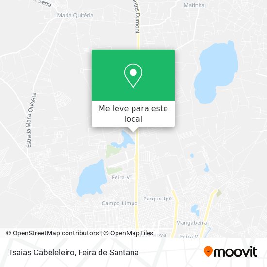 Isaias Cabeleleiro mapa