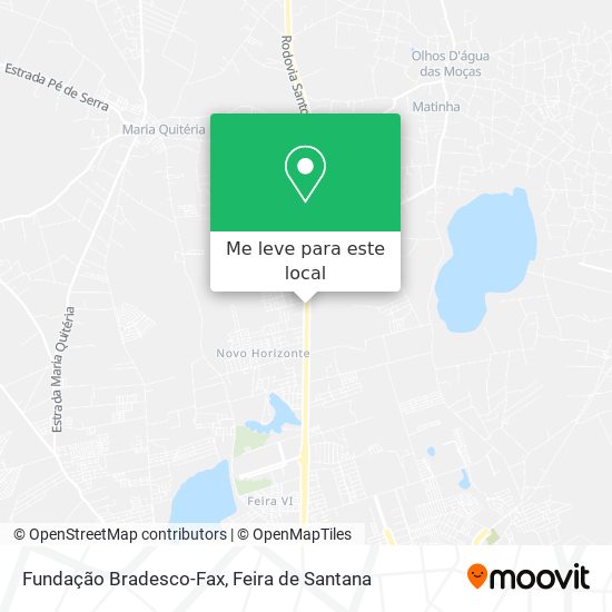 Fundação Bradesco-Fax mapa