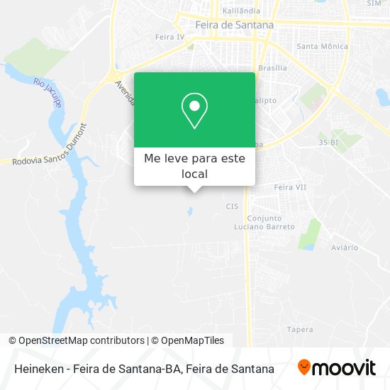 Heineken - Feira de Santana-BA mapa
