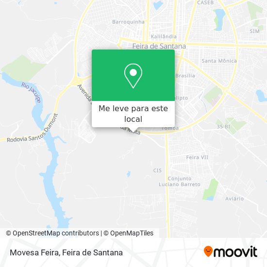 Movesa Feira mapa