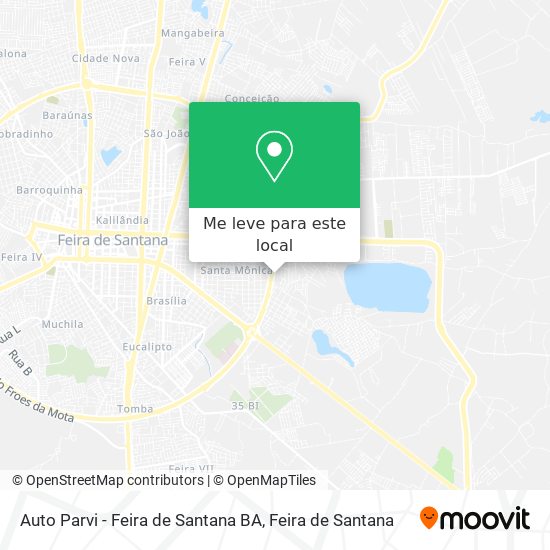 Auto Parvi - Feira de Santana BA mapa