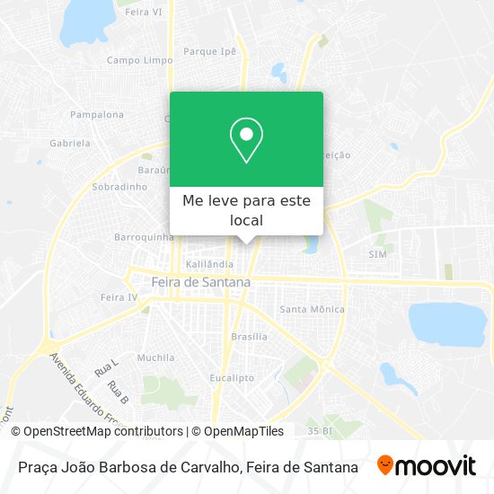 Praça João Barbosa de Carvalho mapa