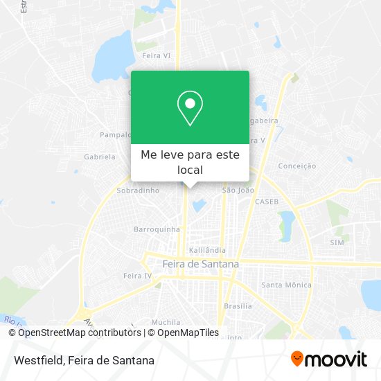 Westfield mapa