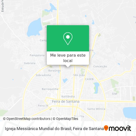 Igreja Messiânica Mundial do Brasil mapa