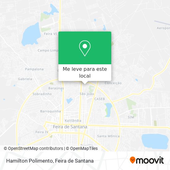 Hamilton Polimento mapa