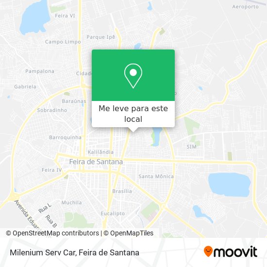 Milenium Serv Car mapa