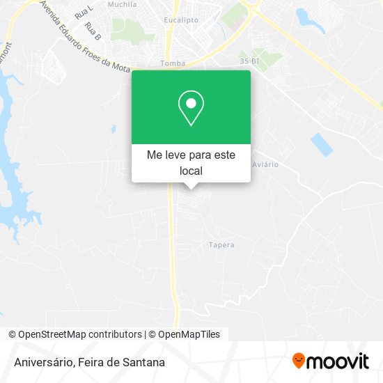 Aniversário mapa