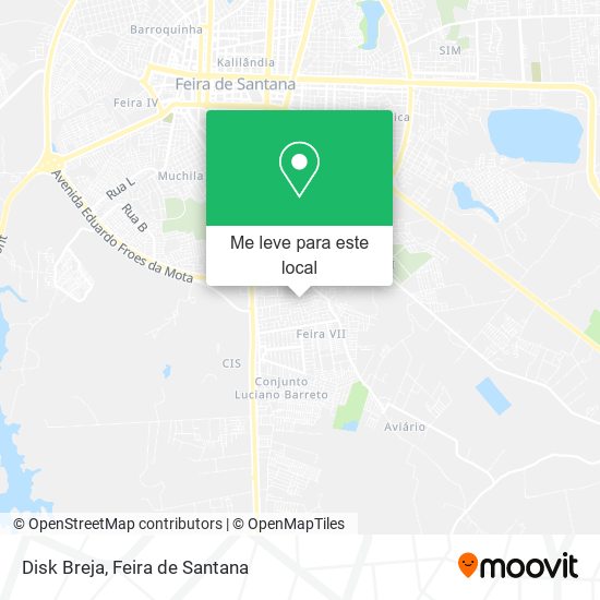 Disk Breja mapa