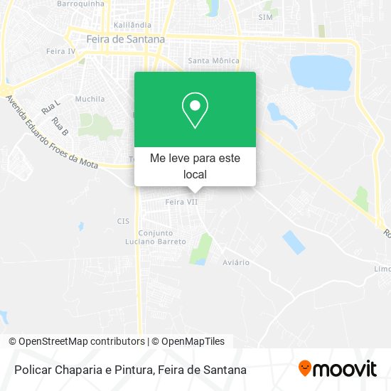 Policar Chaparia e Pintura mapa