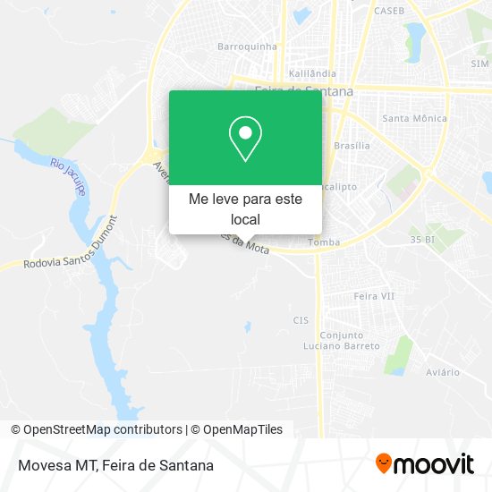 Movesa MT mapa