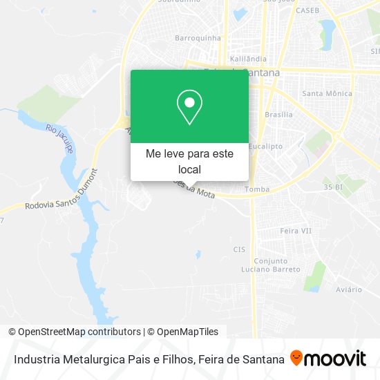 Industria Metalurgica Pais e Filhos mapa