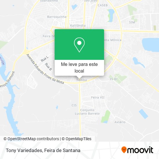 Tony Variedades mapa