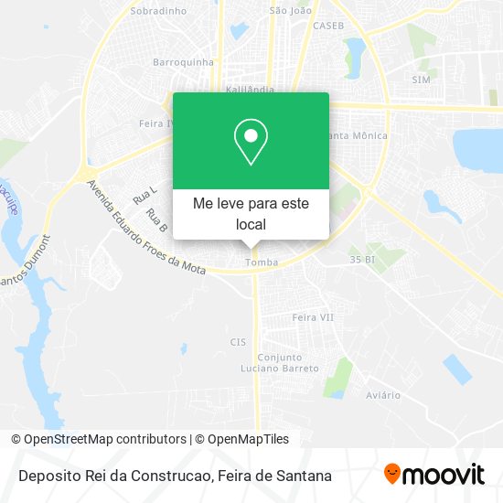 Deposito Rei da Construcao mapa