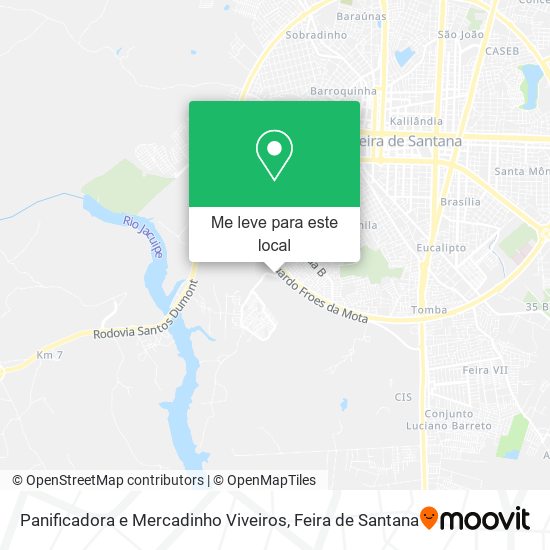 Panificadora e Mercadinho Viveiros mapa