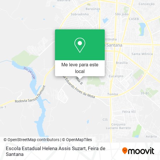 Escola Estadual Helena Assis Suzart mapa