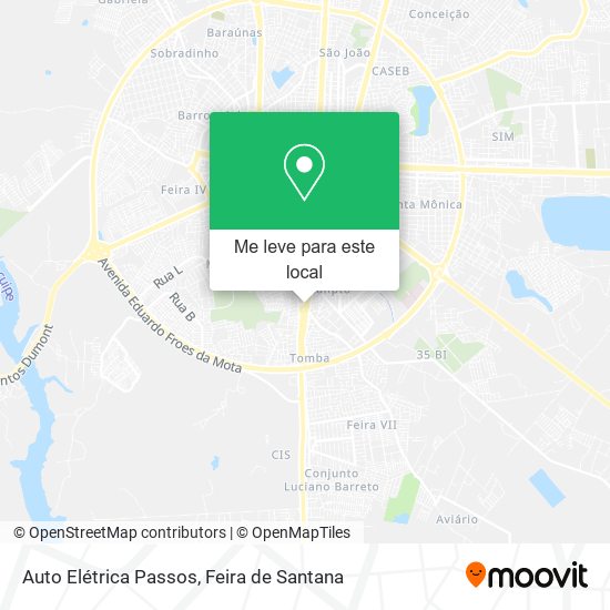 Auto Elétrica Passos mapa