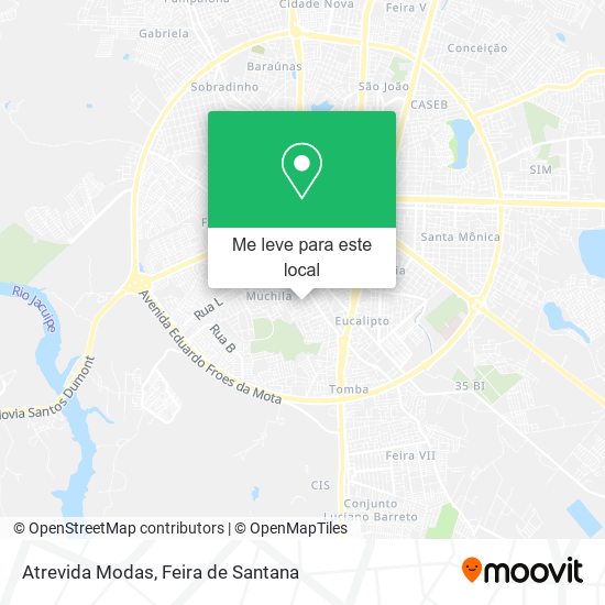 Atrevida Modas mapa