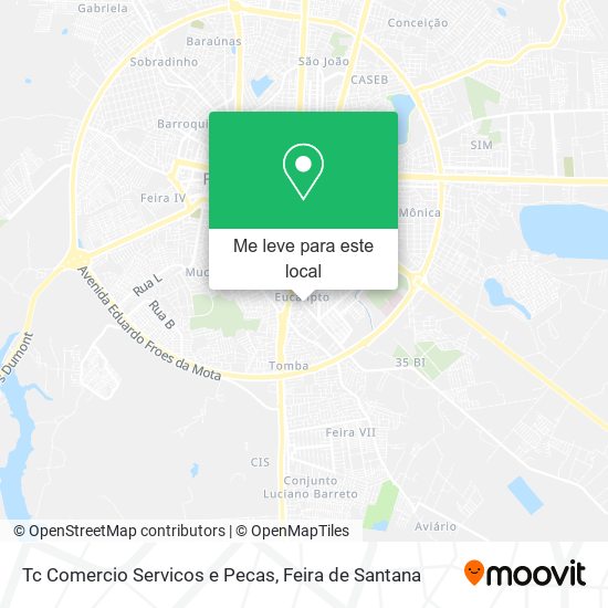 Tc Comercio Servicos e Pecas mapa