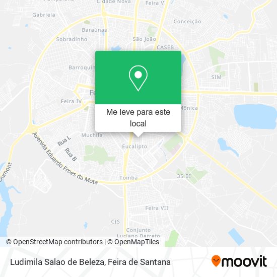 Ludimila Salao de Beleza mapa