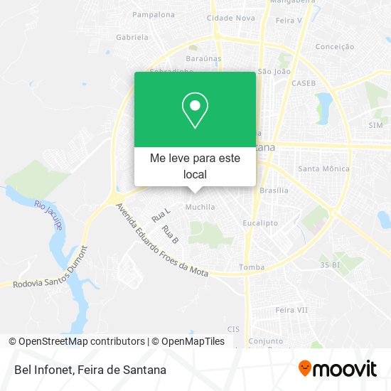 Bel Infonet mapa