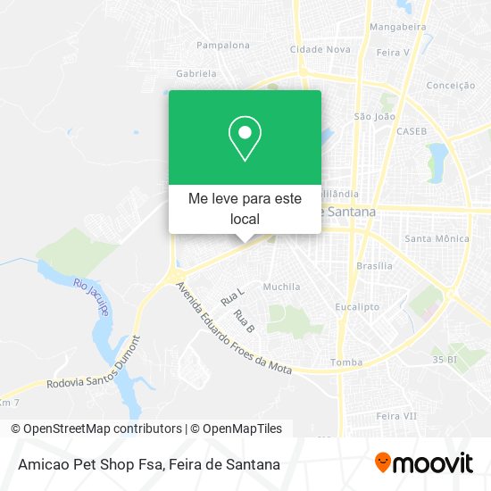 Amicao Pet Shop Fsa mapa