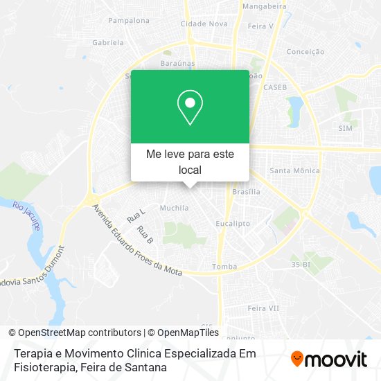 Terapia e Movimento Clinica Especializada Em Fisioterapia mapa
