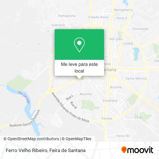 Ferro Velho Ribeiro mapa
