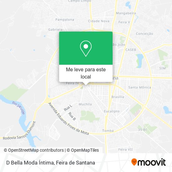 D Bella Moda Íntima mapa