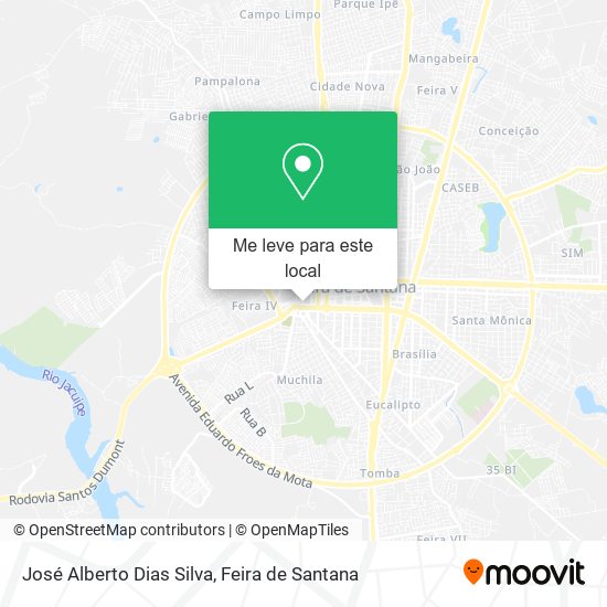 José Alberto Dias Silva mapa