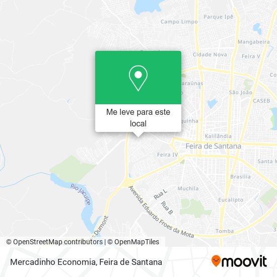 Mercadinho Economia mapa