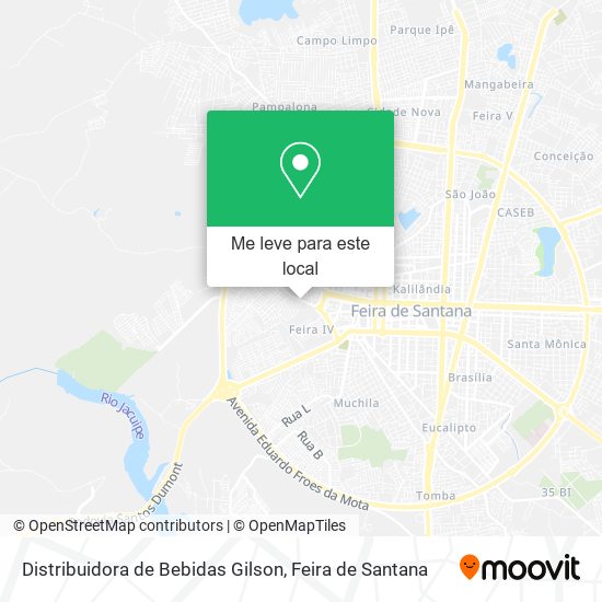 Distribuidora de Bebidas Gilson mapa