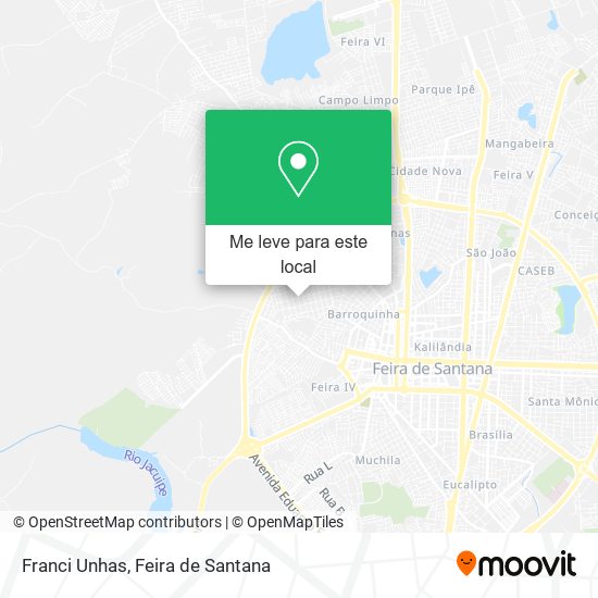 Franci Unhas mapa
