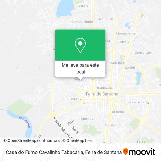 Casa do Fumo Cavalinho Tabacaria mapa
